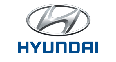 Hyundai logo silver colour