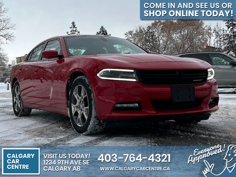 Used Sedan 2017 Dodge Charger Red for sale in Calgary