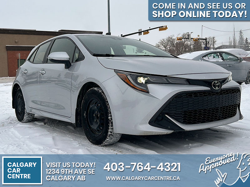 Used Hatchback 2019 Toyota Corolla Hatchback Silver for sale in Calgary