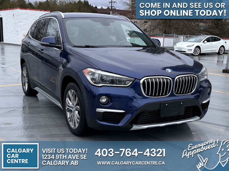 Used SUV 2017 BMW X1 Blue for sale in Calgary