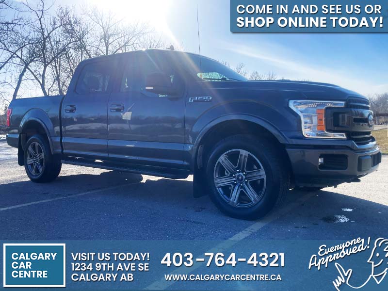 Used Crew Cab 2020 Ford F-150 Gray for sale in Calgary