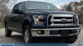 Used Crew Cab 2017 Ford F-150 Blue for sale in Calgary