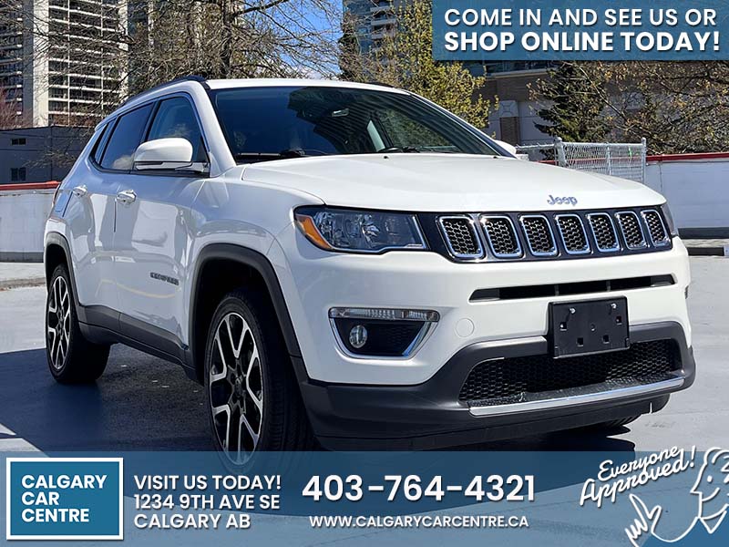 Used SUV 2020 Jeep Compass White for sale in Calgary