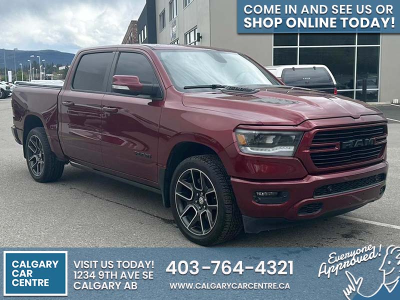 Used Crew Cab 2020 Ram 1500 Red for sale in Calgary